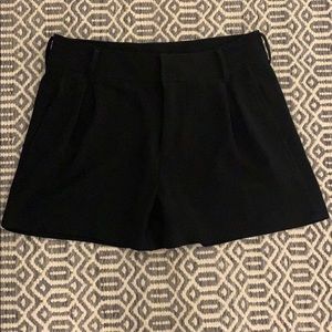 Joie black high waisted dress shorts - size small